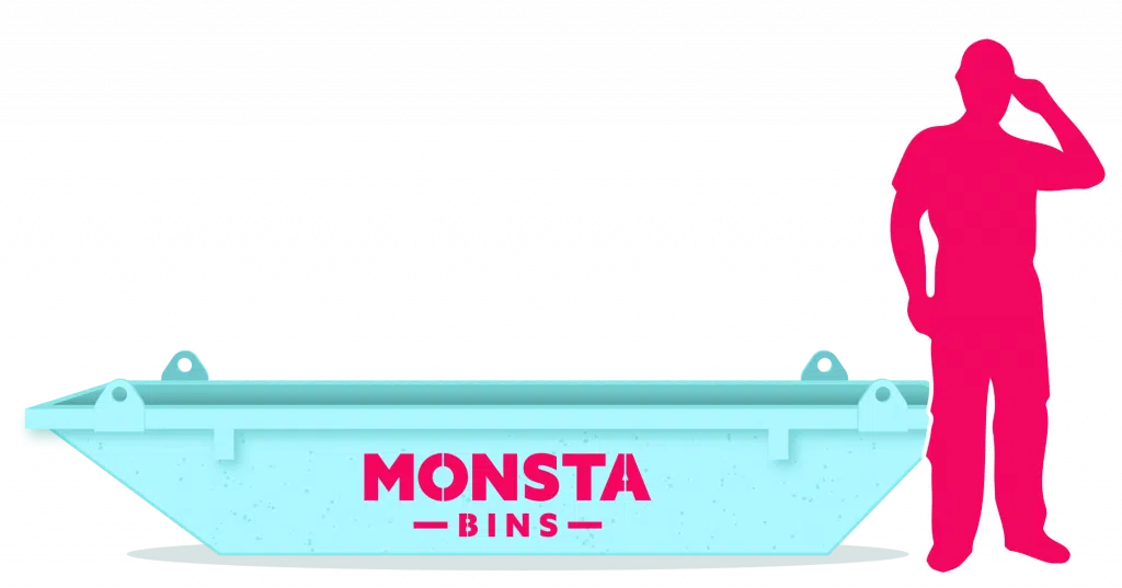 3m Bin with man